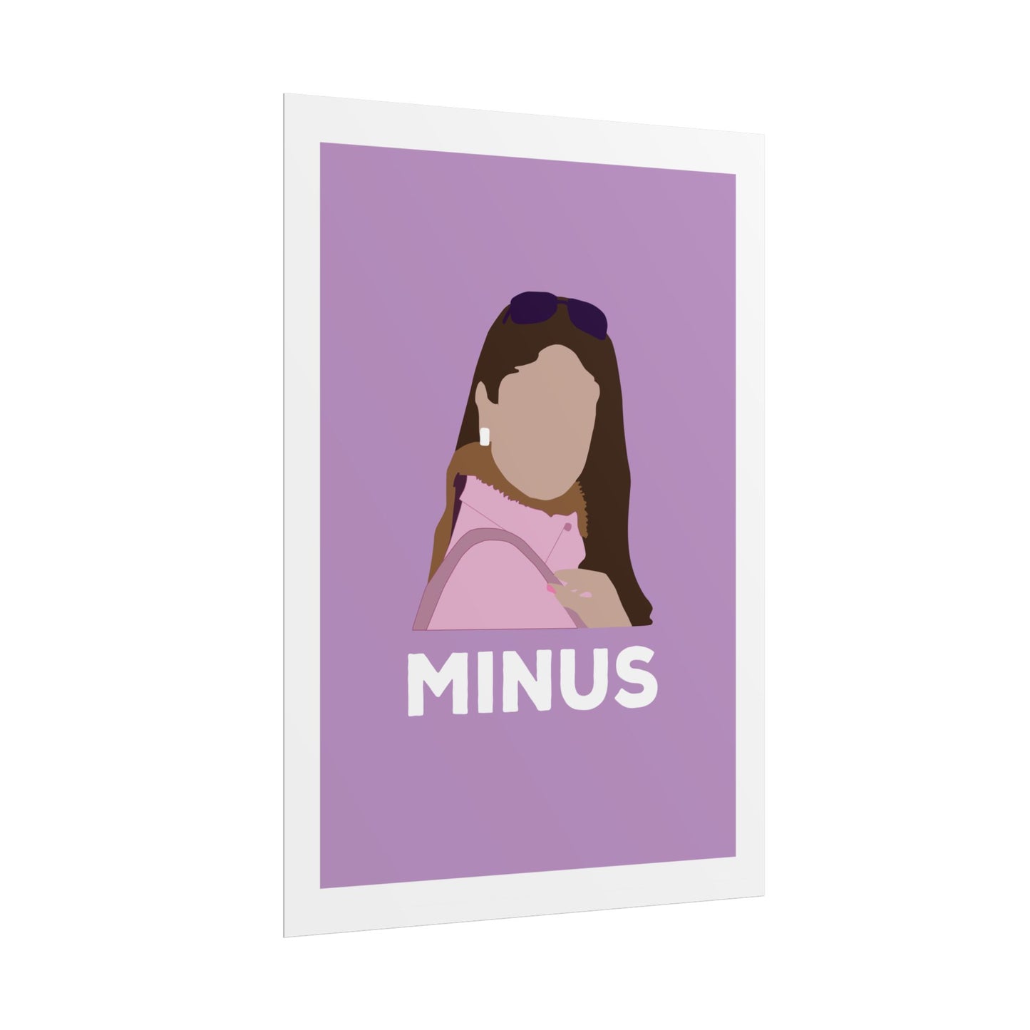 Kabhi Khushi Kabhi Gham - Kareena Kapoor - Chic Minimalist Rolled Poster - "MINUS" Design for Home Decor