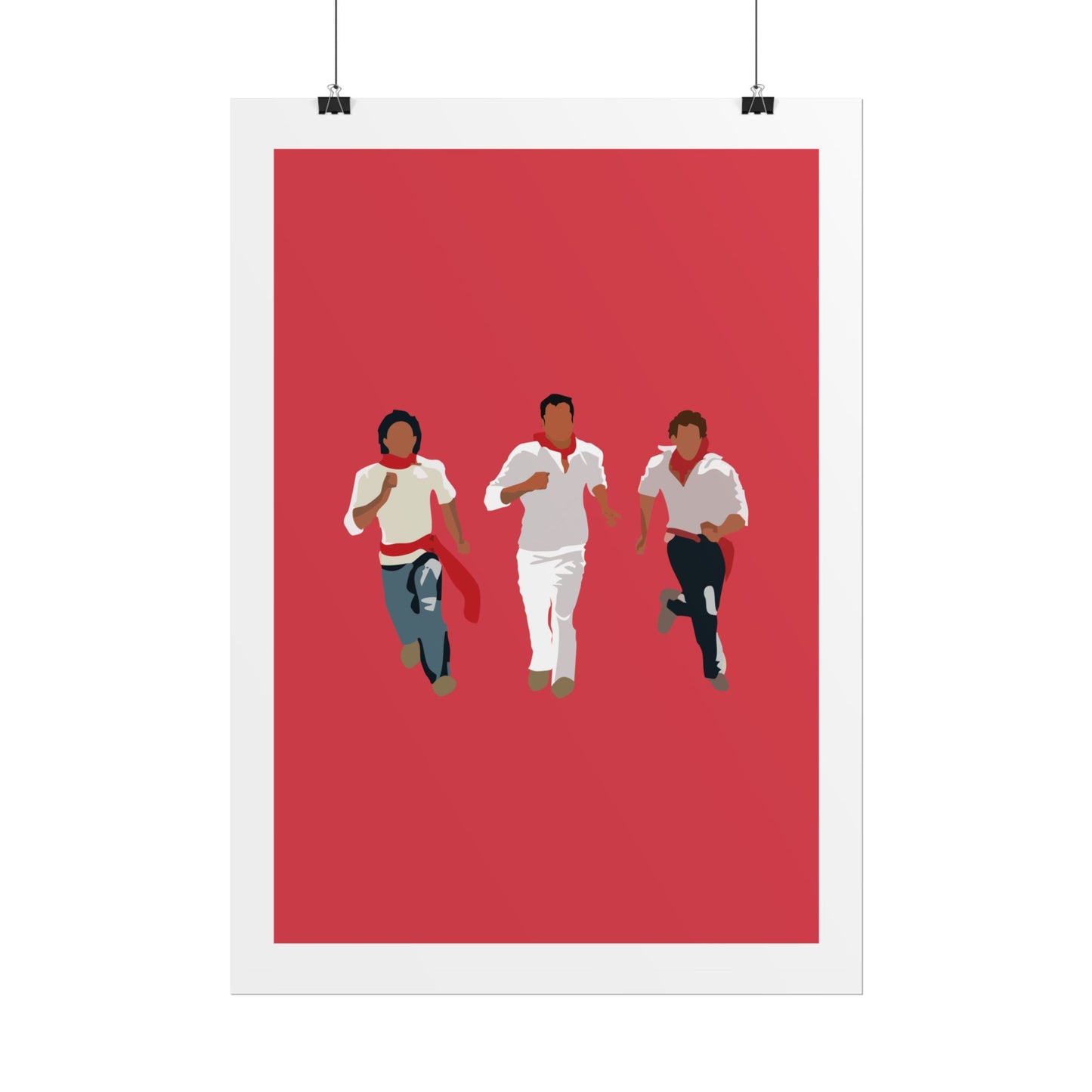 Zindagi Na Milegi Dobara - Rolled Poster - Running Figures Art for Home Decor