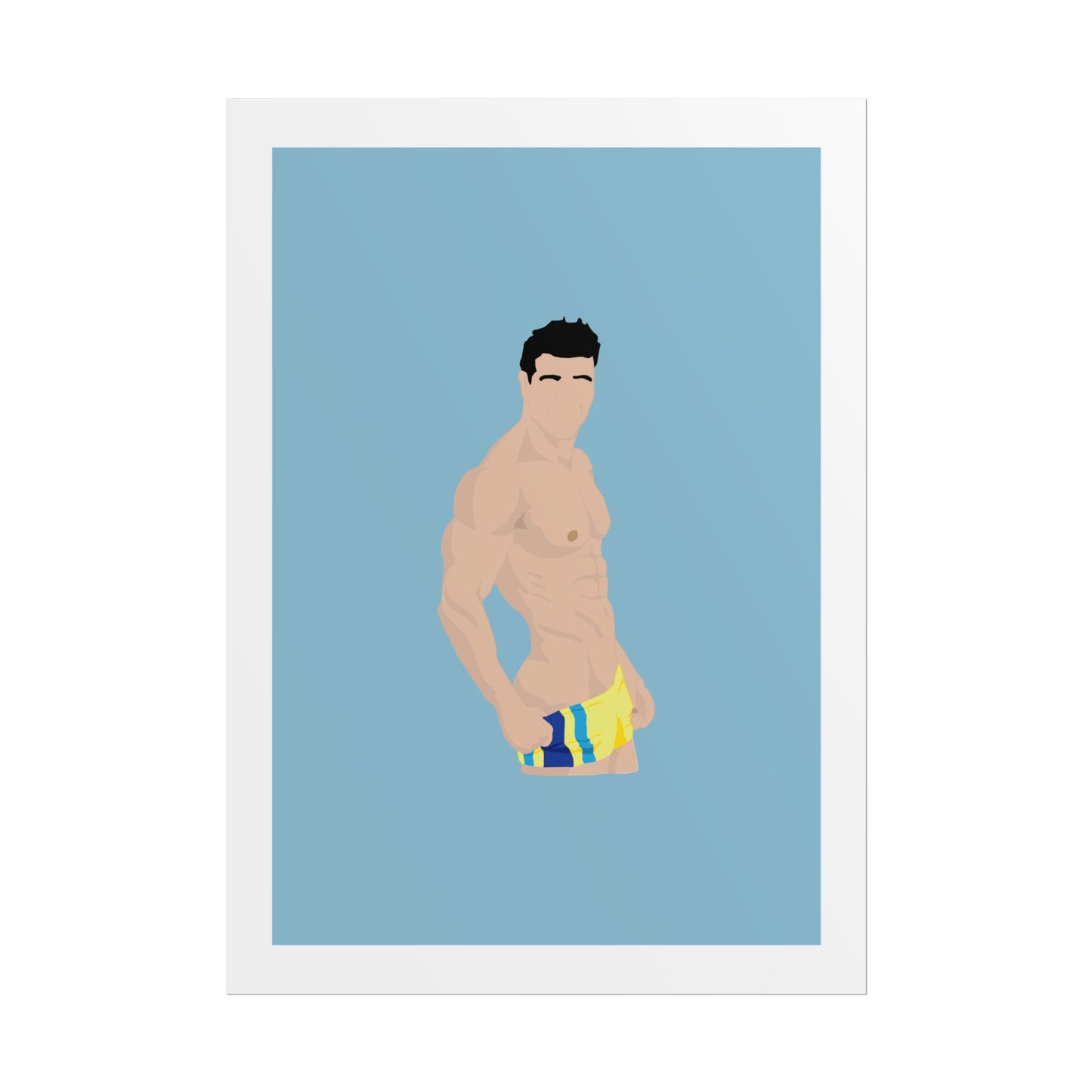 Fitness Art Rolled Poster - Dostana - John Abraham - Motivational Wall Decor for Gym Lovers