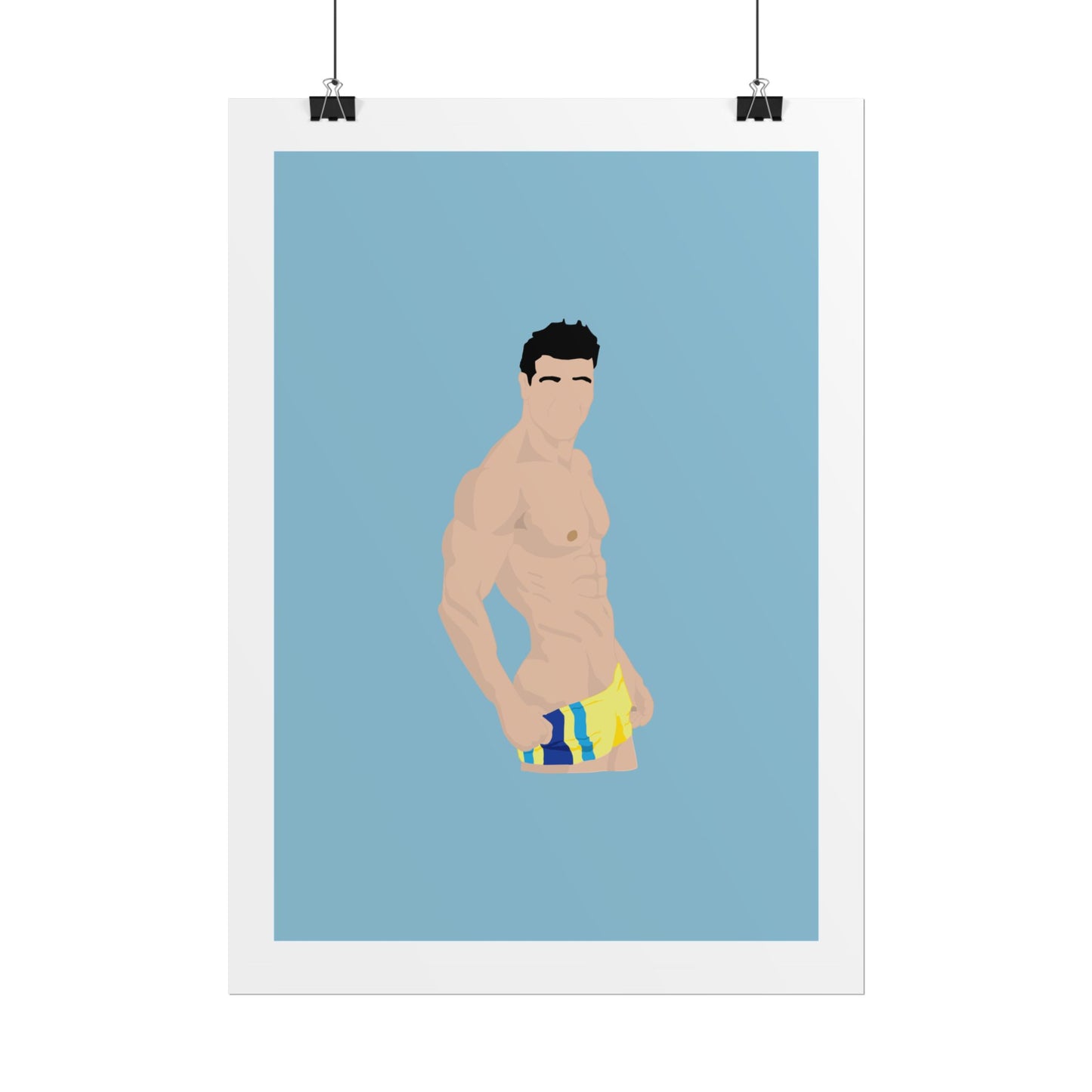 Fitness Art Rolled Poster - Dostana - John Abraham - Motivational Wall Decor for Gym Lovers