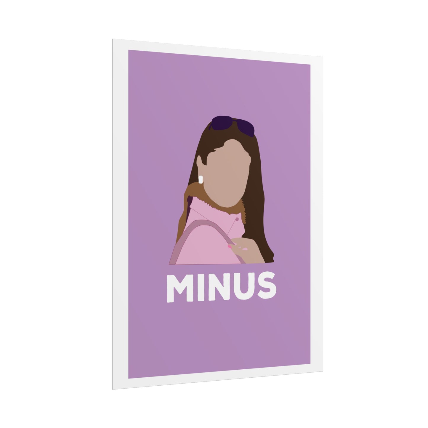 Kabhi Khushi Kabhi Gham - Kareena Kapoor - Chic Minimalist Rolled Poster - "MINUS" Design for Home Decor