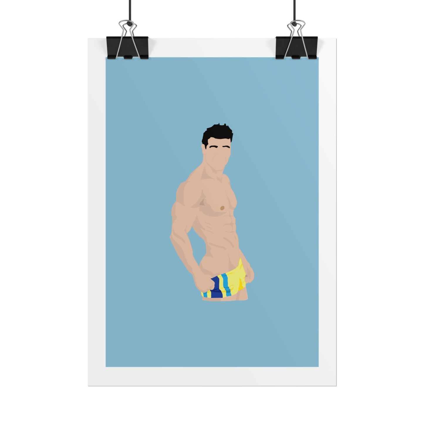 Fitness Art Rolled Poster - Dostana - John Abraham - Motivational Wall Decor for Gym Lovers