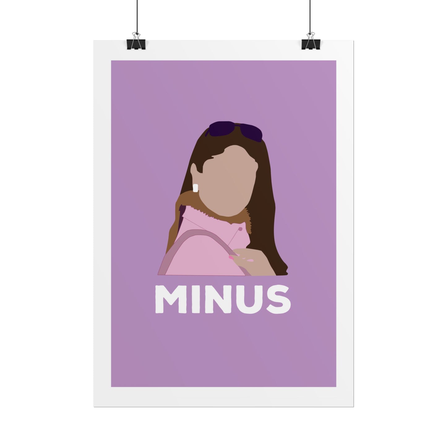 Kabhi Khushi Kabhi Gham - Kareena Kapoor - Chic Minimalist Rolled Poster - "MINUS" Design for Home Decor