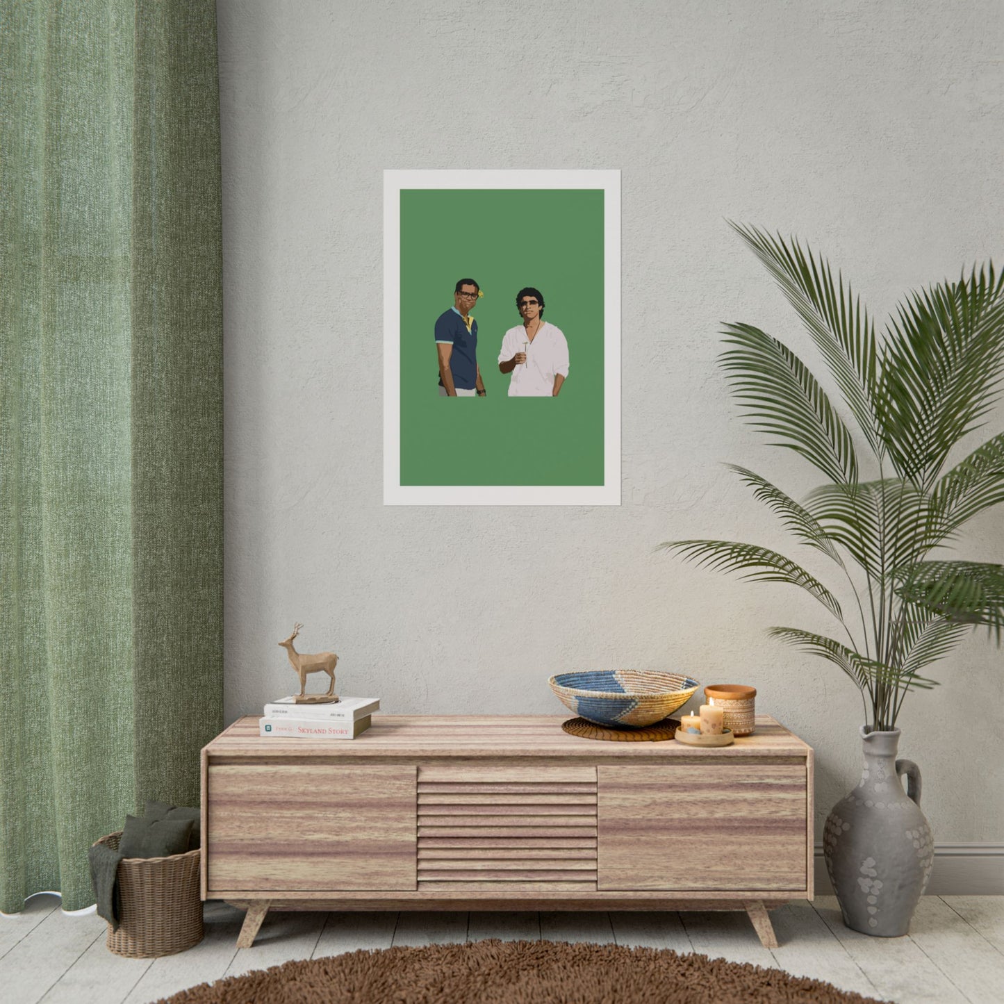 Zindagi Na Milegi Dobara - Vintage-Inspired Rolled Poster - Iconic Duo Art Print