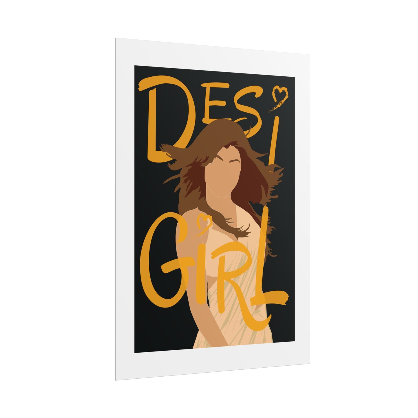 Desi Girl - Priyanka Chopra - Rolled Poster | Vibrant Wall Art for Culture Lovers