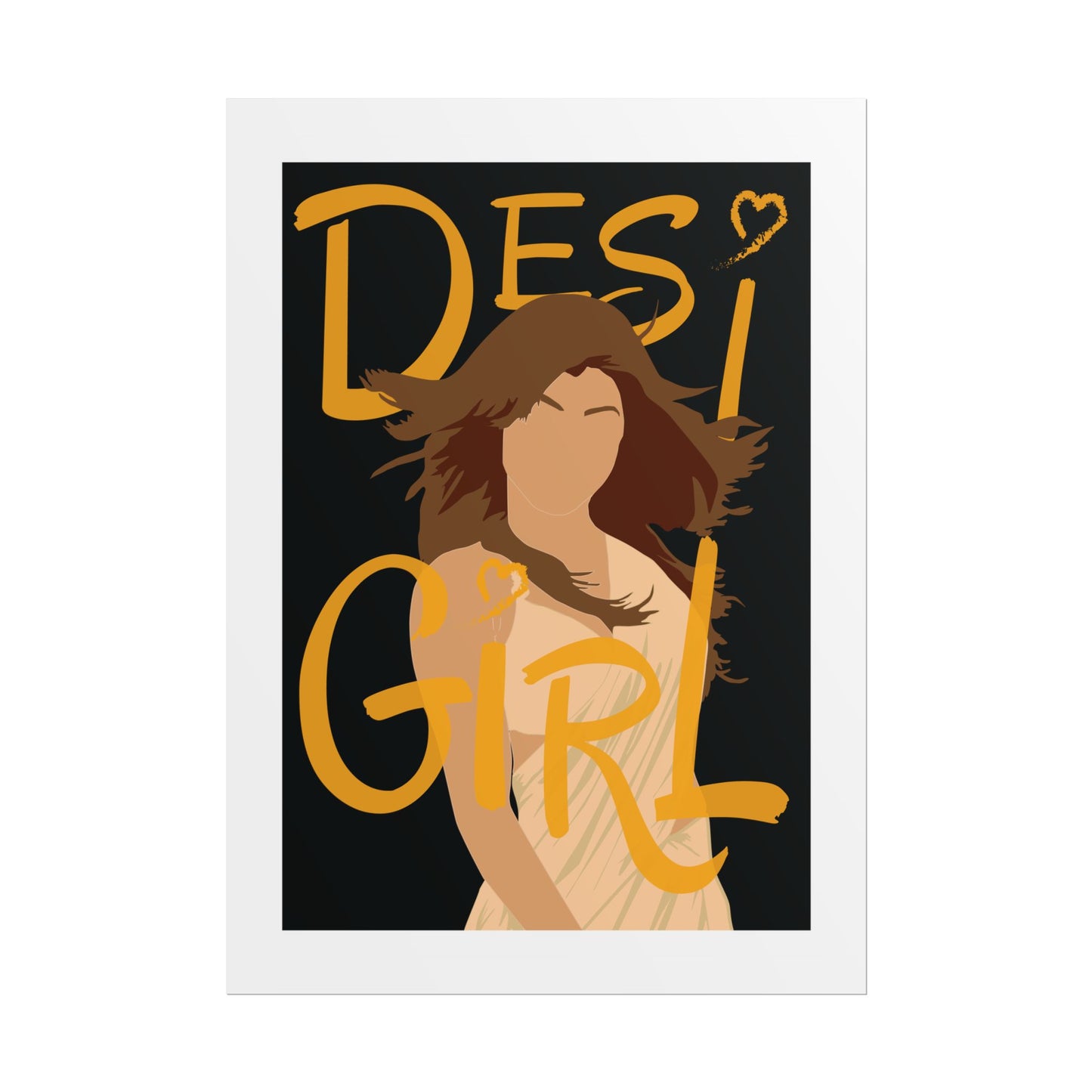 Desi Girl - Priyanka Chopra - Rolled Poster | Vibrant Wall Art for Culture Lovers