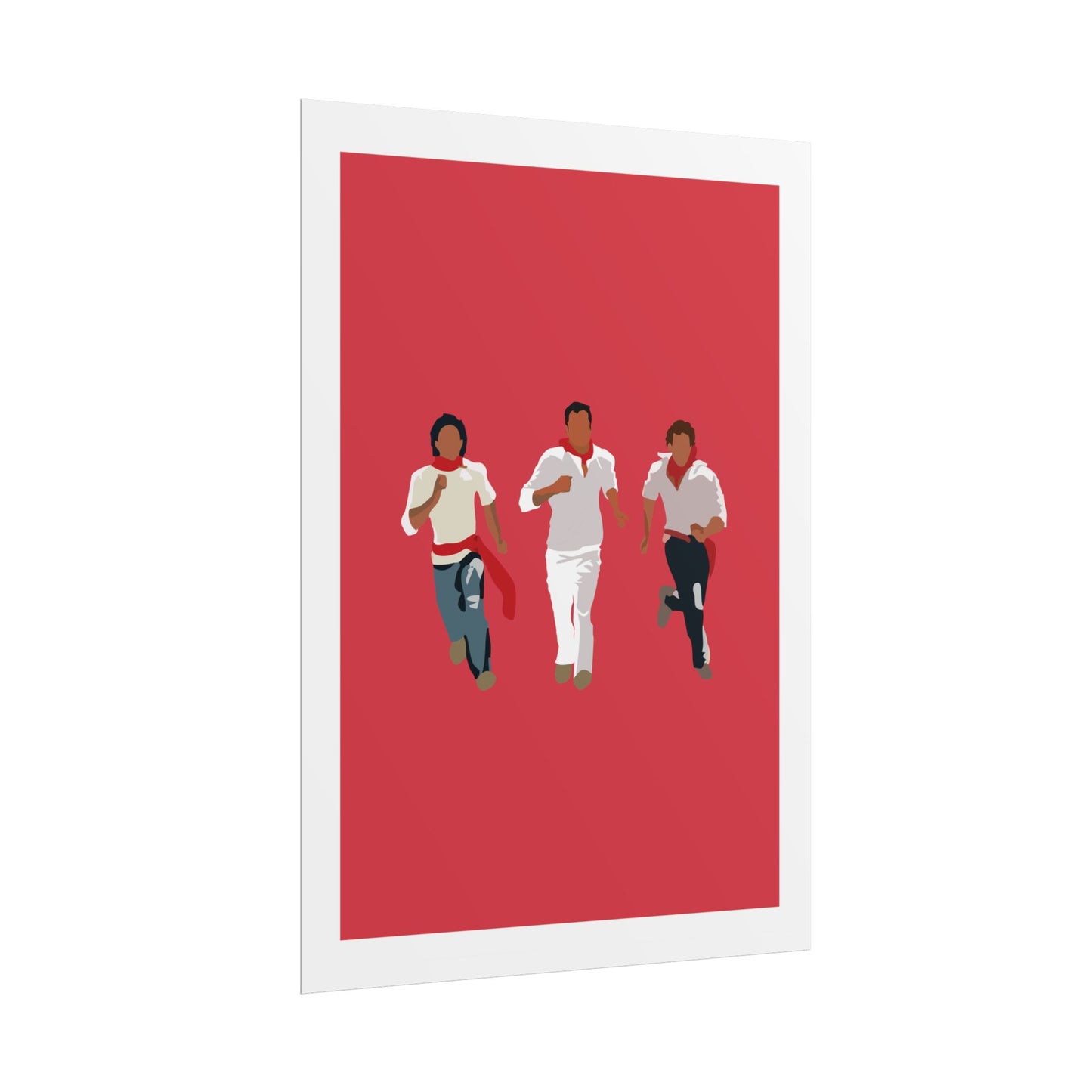Zindagi Na Milegi Dobara - Rolled Poster - Running Figures Art for Home Decor