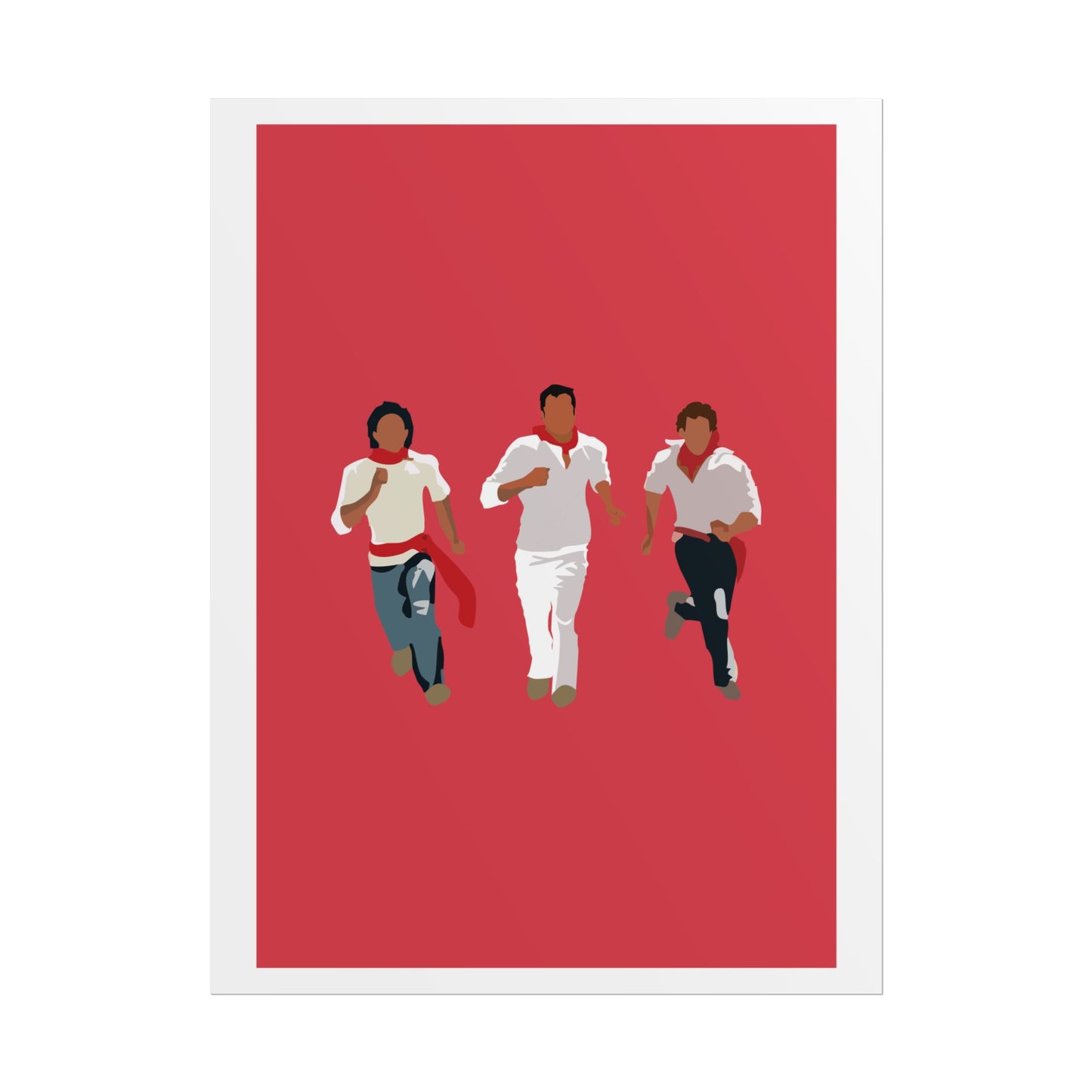 Zindagi Na Milegi Dobara - Rolled Poster - Running Figures Art for Home Decor