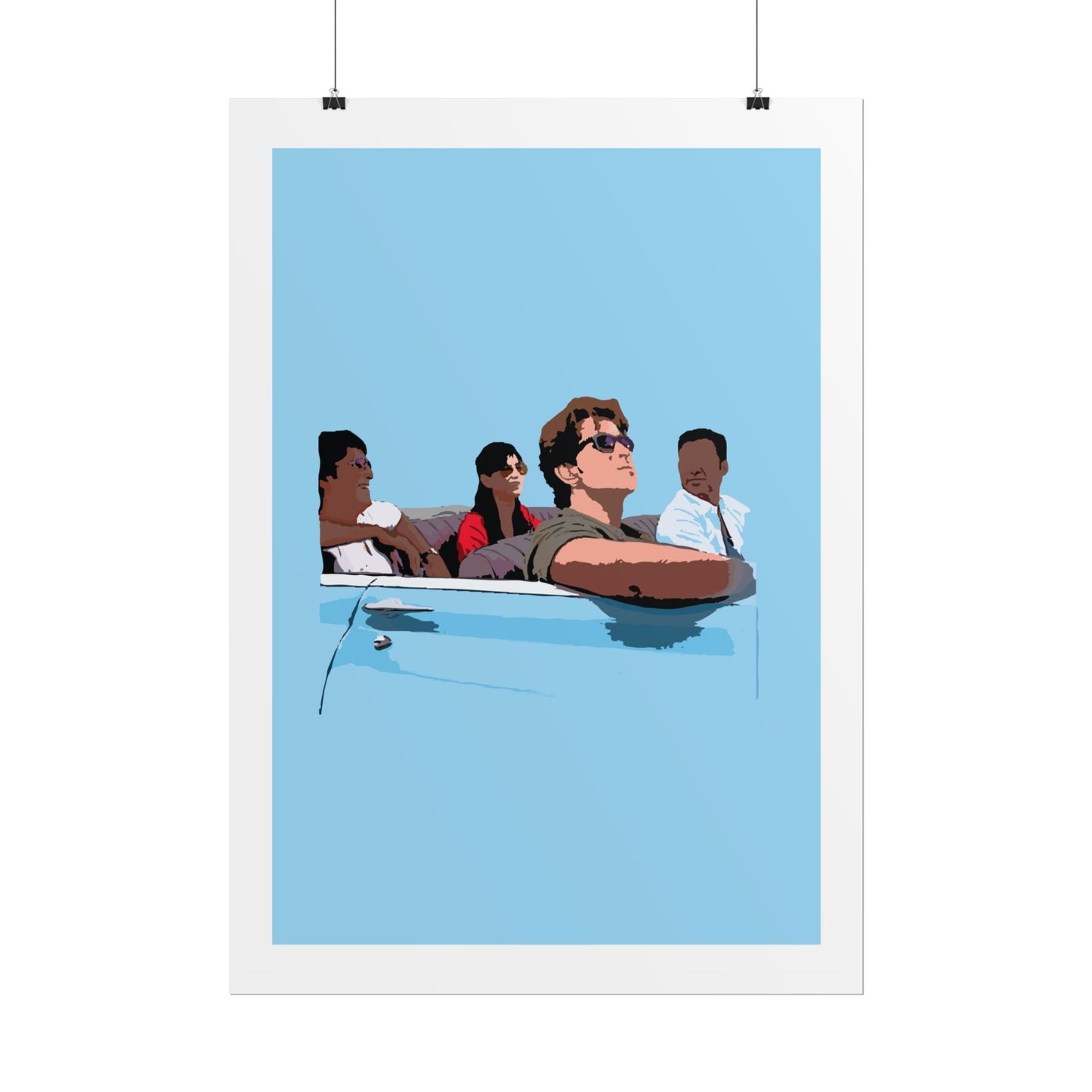 Zindagi Na Milegi Dobara - Retro Road Trip Rolled Poster - Vintage Vibes for Home Decor