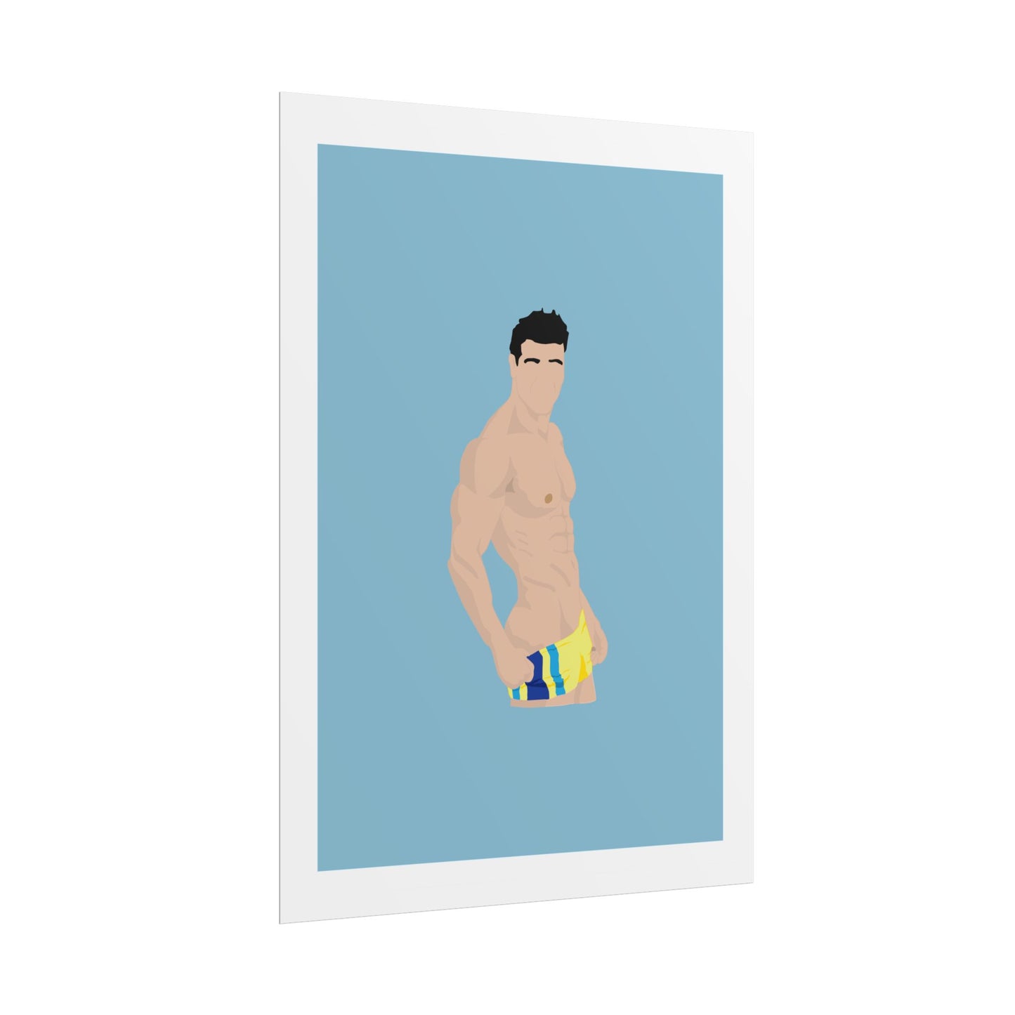 Fitness Art Rolled Poster - Dostana - John Abraham - Motivational Wall Decor for Gym Lovers