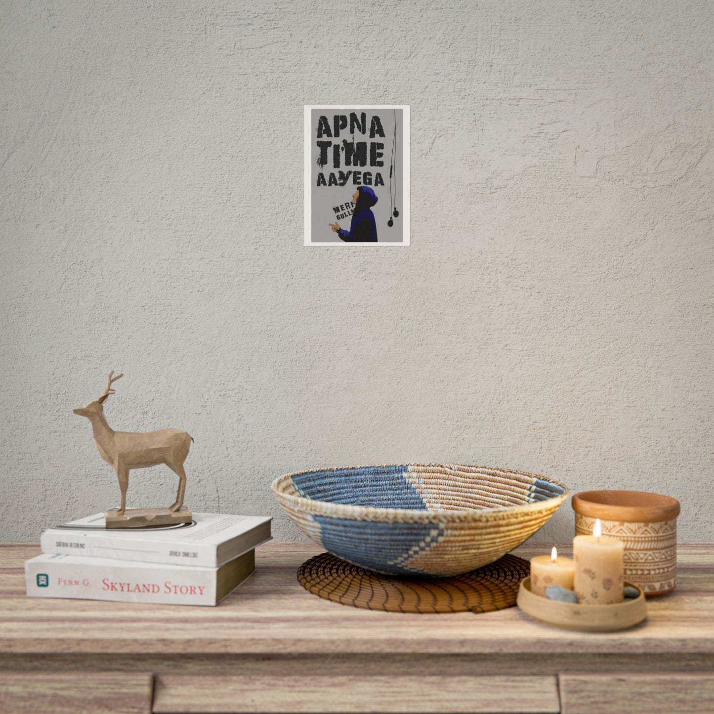 Urban Style Rolled Poster - Gully Boy - Ranveer Singh - "Apna Time Aayega" - Modern Wall Art for Home Decor