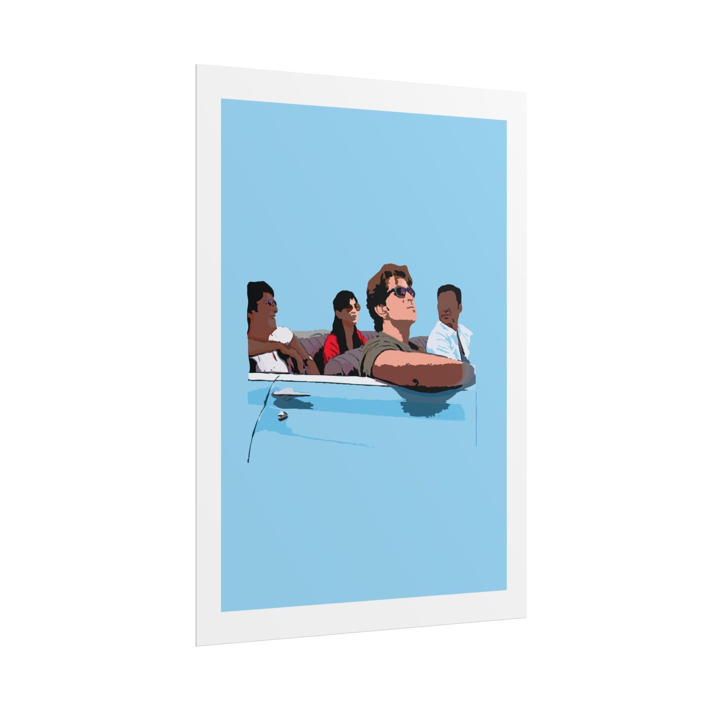 Zindagi Na Milegi Dobara - Retro Road Trip Rolled Poster - Vintage Vibes for Home Decor