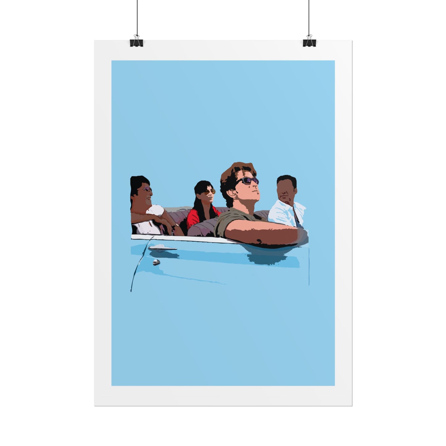 Zindagi Na Milegi Dobara - Retro Road Trip Rolled Poster - Vintage Vibes for Home Decor
