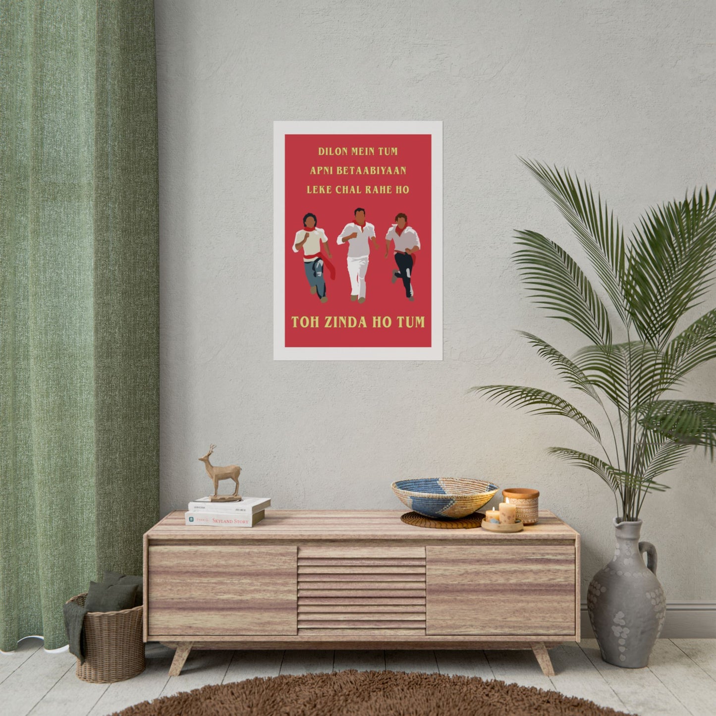 Inspirational Rolled Poster - Zindagi Na Milegi Dobara - 'Toh Zinda Ho Tum'
