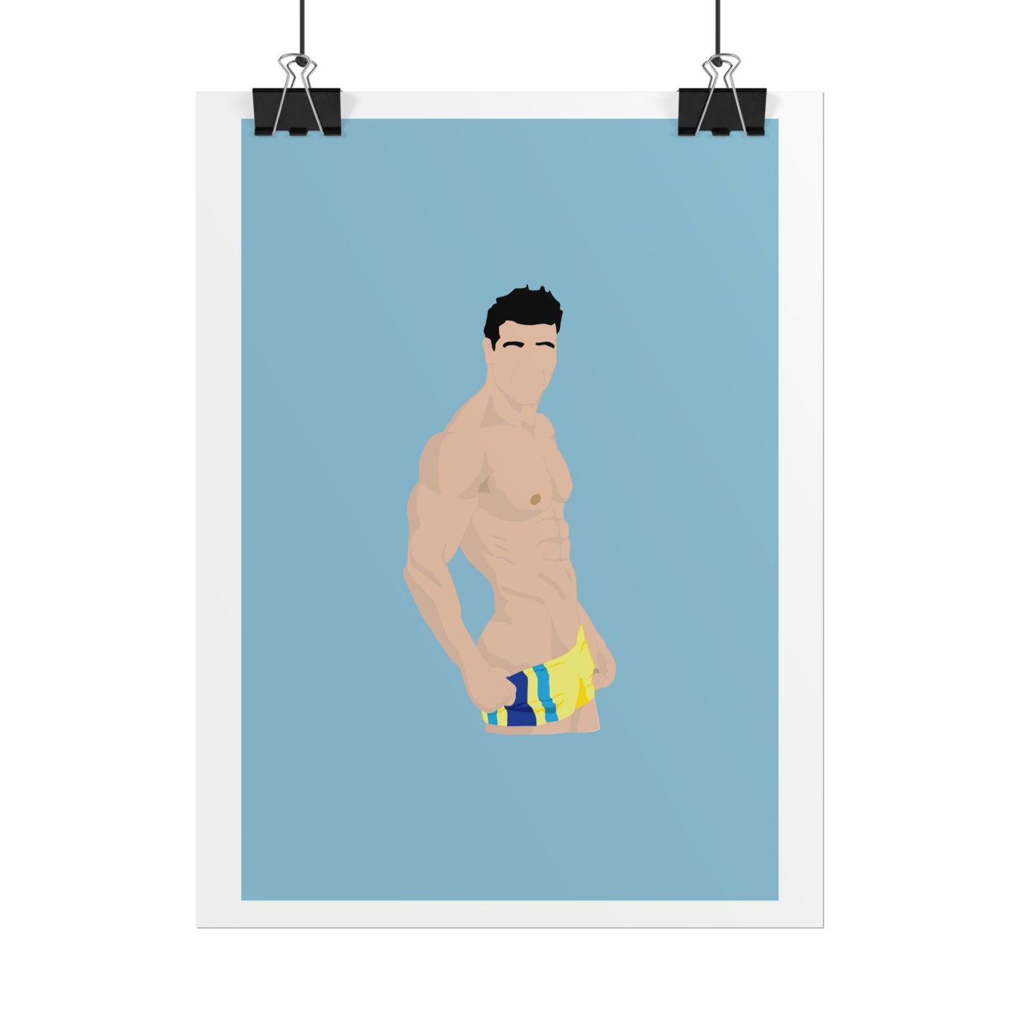 Fitness Art Rolled Poster - Dostana - John Abraham - Motivational Wall Decor for Gym Lovers