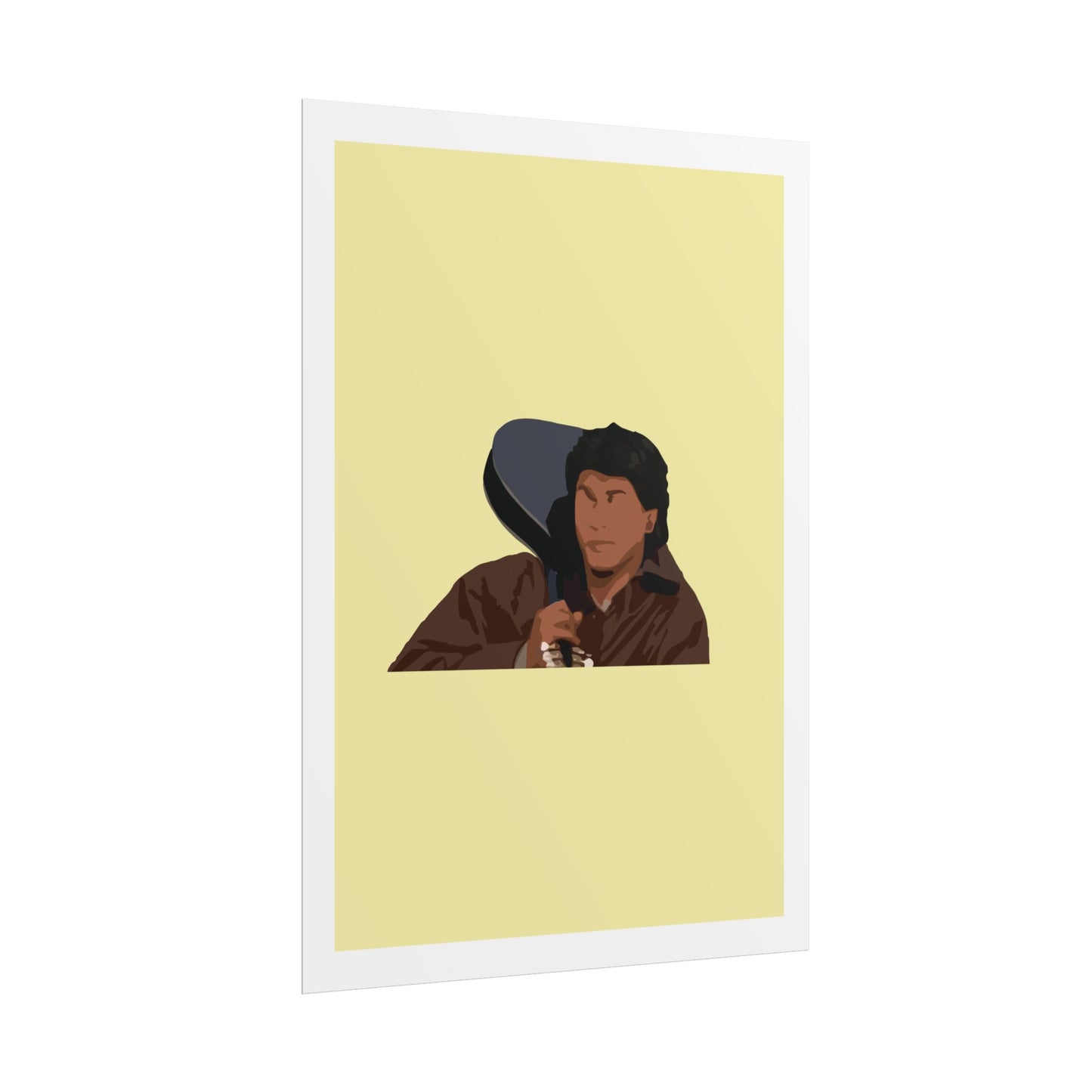 Rolled Poster - Vintage Art Print - Shah Rukh Khan - Dilwale Dulhania Le Jayenge