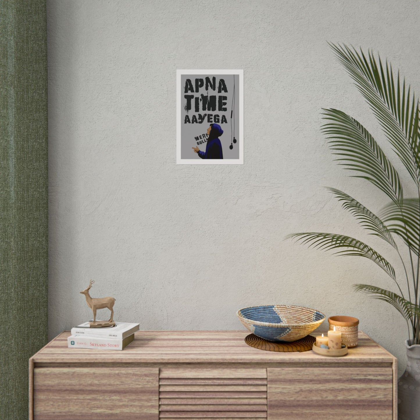 Urban Style Rolled Poster - Gully Boy - Ranveer Singh - "Apna Time Aayega" - Modern Wall Art for Home Decor