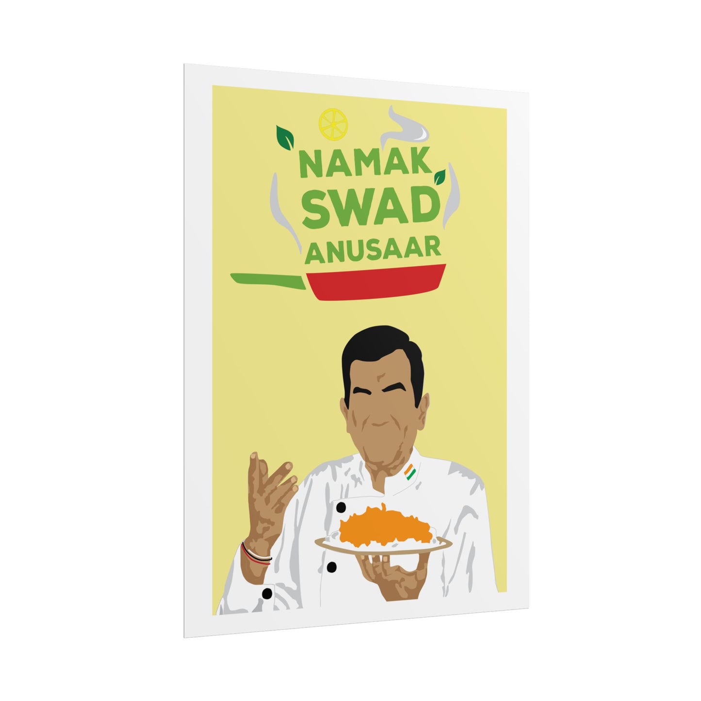 Culinary - Sanjeev Kapoor - Rolled Posters - 'Namak Swad Anusaar' Chef Art