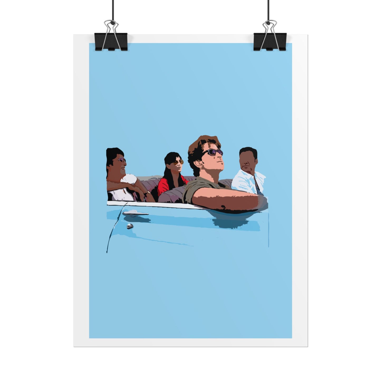 Zindagi Na Milegi Dobara - Retro Road Trip Rolled Poster - Vintage Vibes for Home Decor