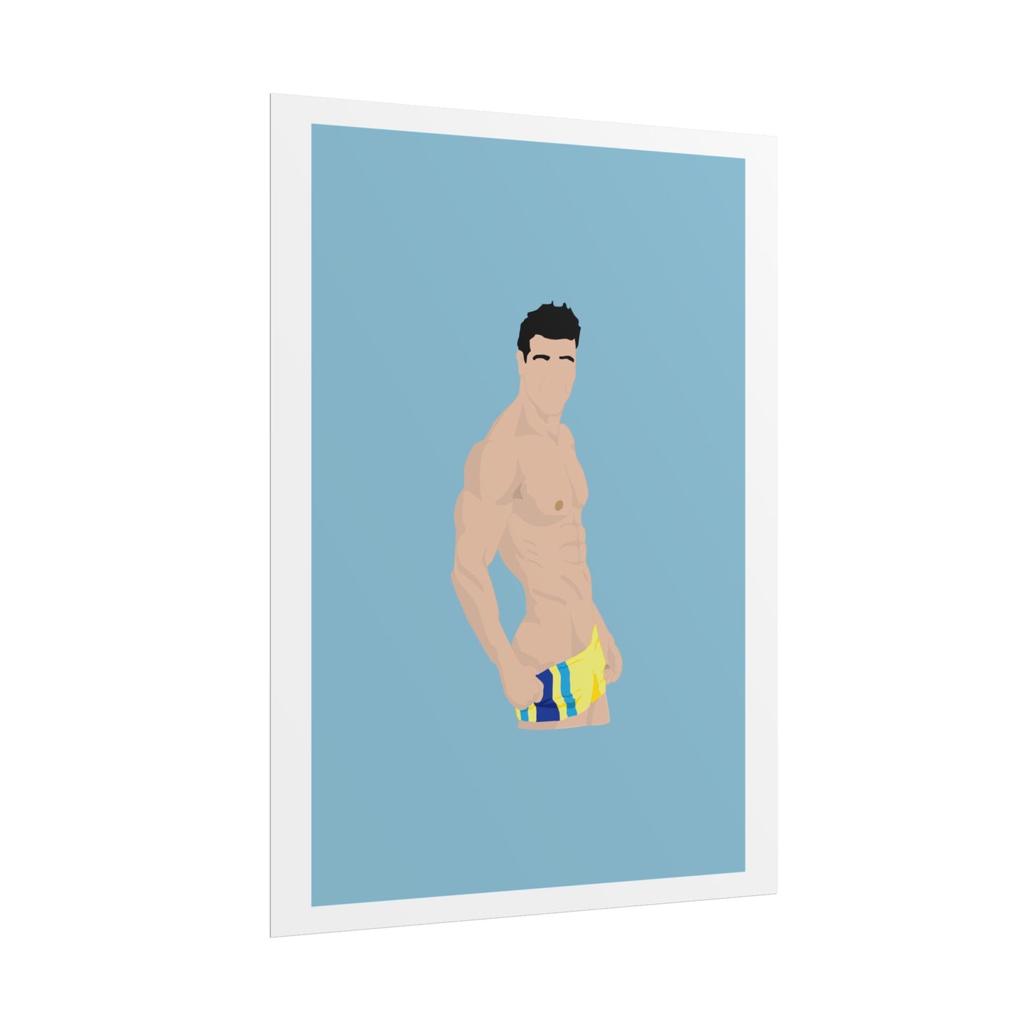Fitness Art Rolled Poster - Dostana - John Abraham - Motivational Wall Decor for Gym Lovers
