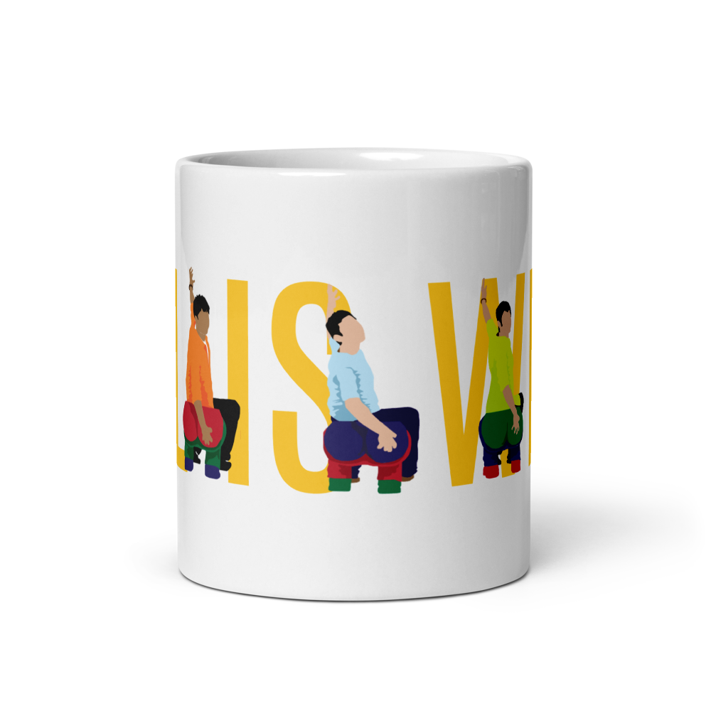 3 Idiots “All Is Well” Mug – Iconic Bum‑Seat Scene Edition