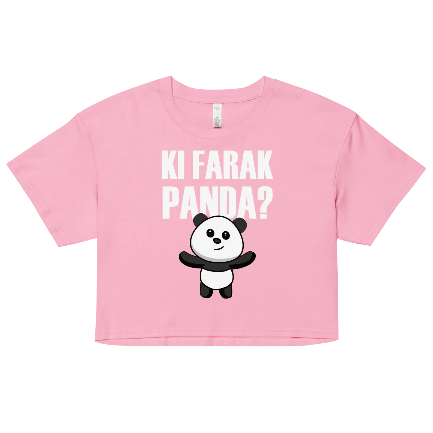 Women’s Crop Top - Ki Farak Panda Bakwaas Company