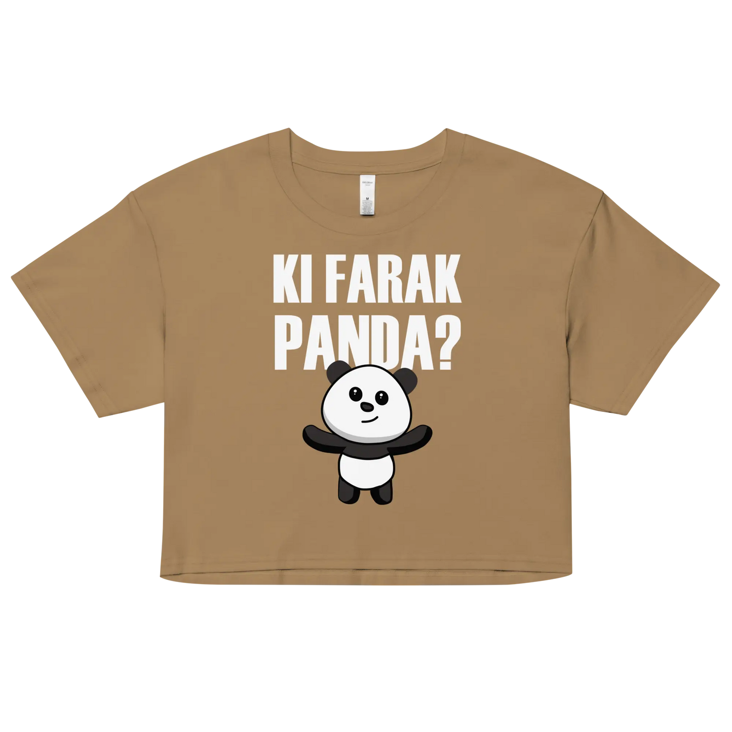 Women’s Crop Top - Ki Farak Panda Bakwaas Company