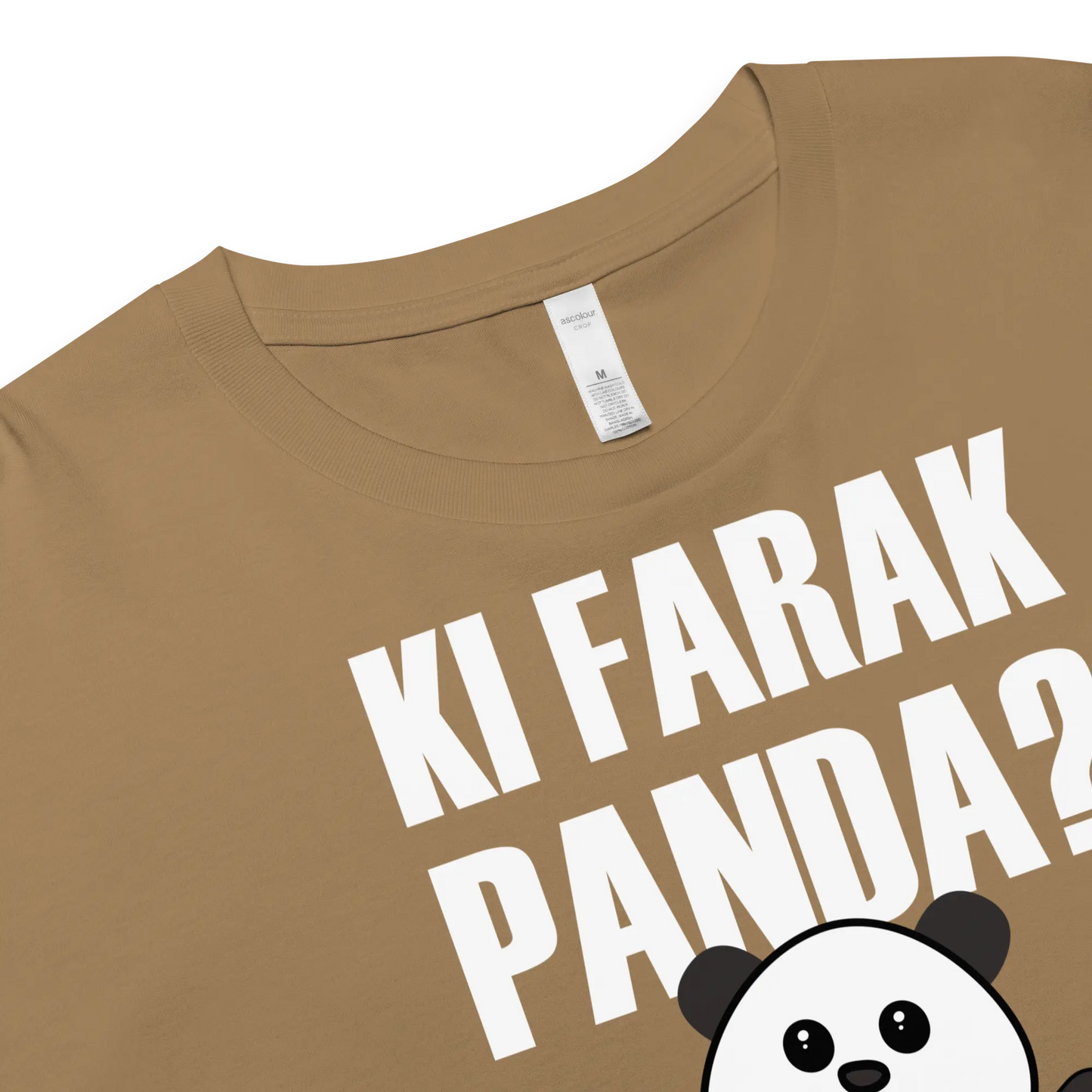 Women’s Crop Top - Ki Farak Panda Bakwaas Company