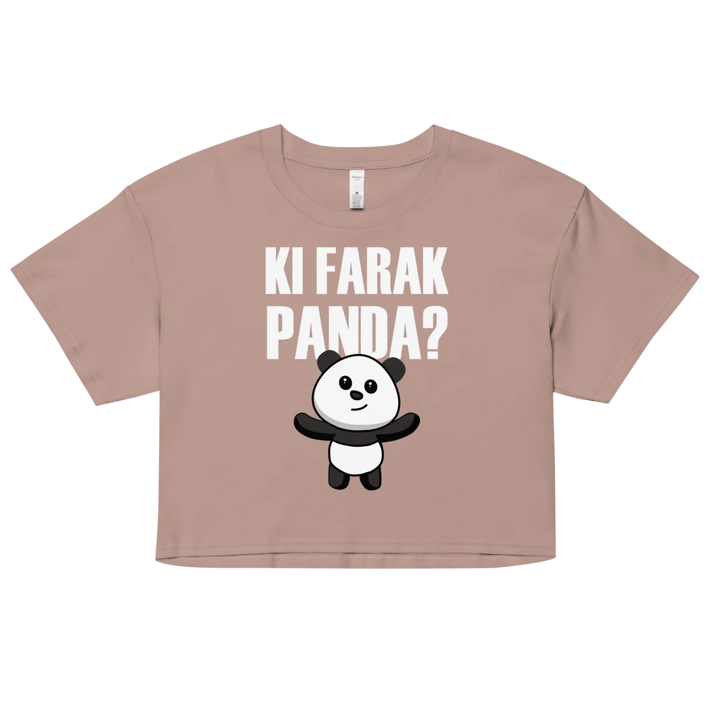 Women’s Crop Top - Ki Farak Panda Bakwaas Company