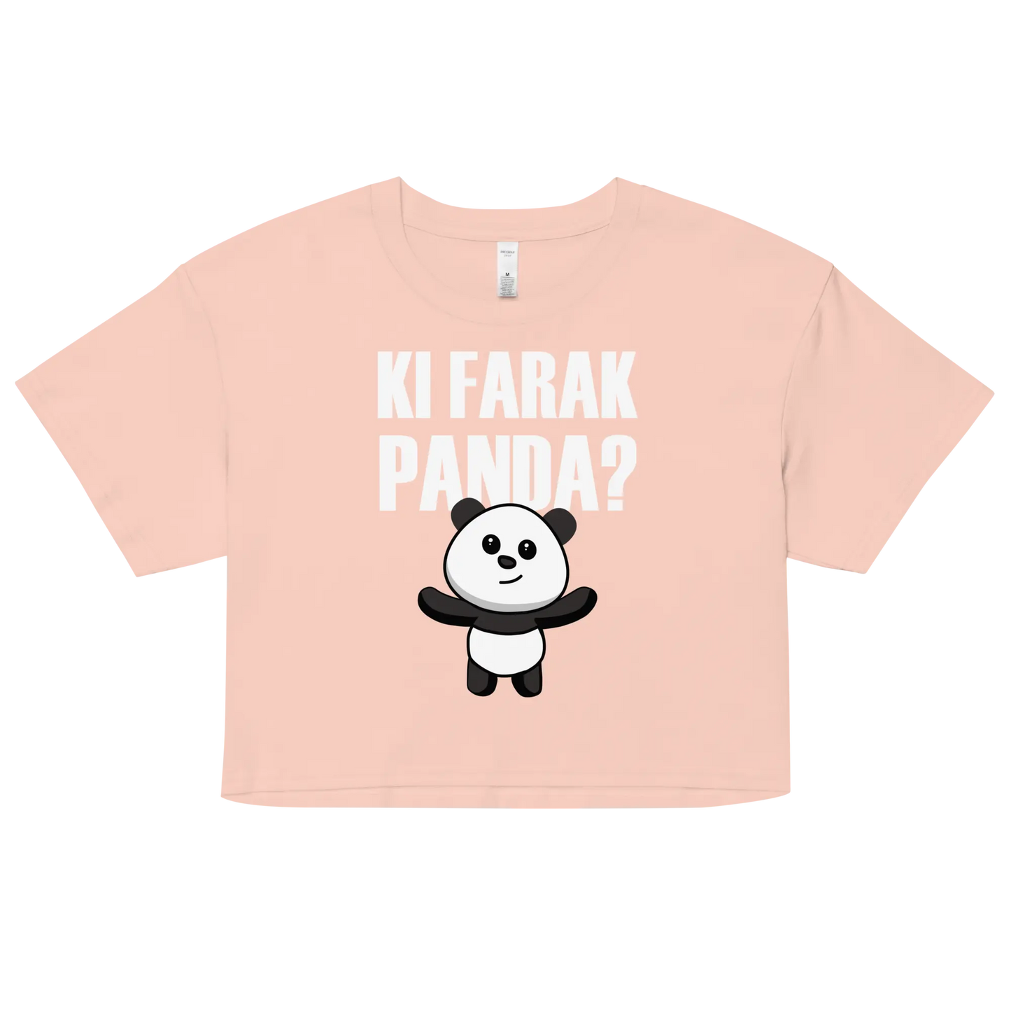 Women’s Crop Top - Ki Farak Panda Bakwaas Company