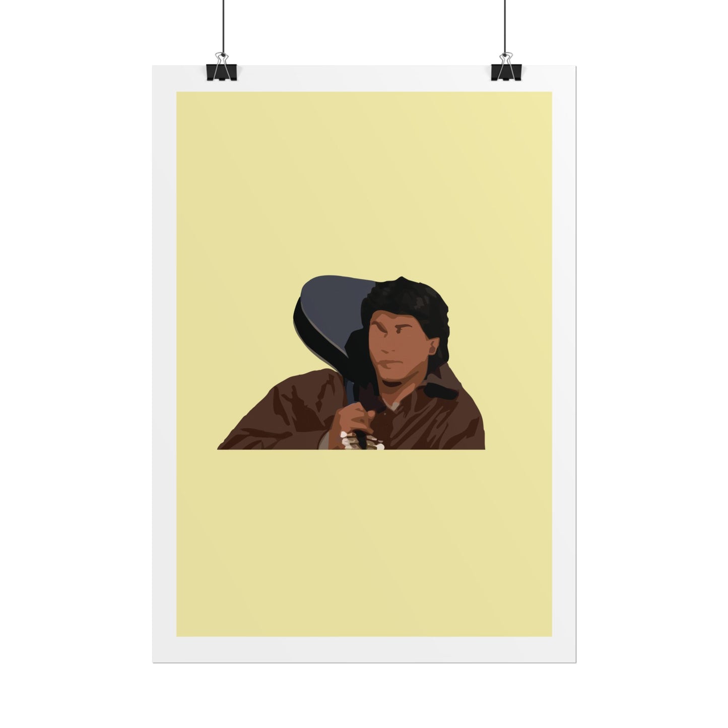 Rolled Poster - Vintage Art Print - Shah Rukh Khan - Dilwale Dulhania Le Jayenge