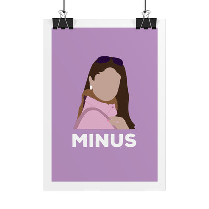 Kabhi Khushi Kabhi Gham - Kareena Kapoor - Chic Minimalist Rolled Poster - "MINUS" Design for Home Decor