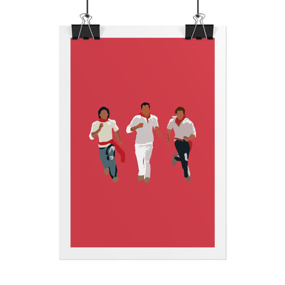 Zindagi Na Milegi Dobara - Rolled Poster - Running Figures Art for Home Decor