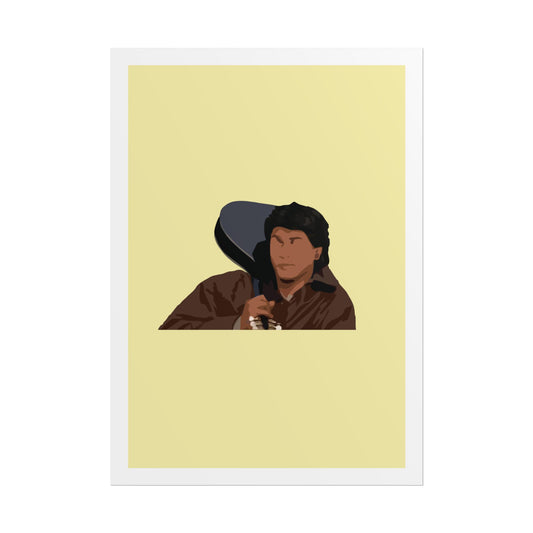 Rolled Poster - Vintage Art Print - Shah Rukh Khan - Dilwale Dulhania Le Jayenge