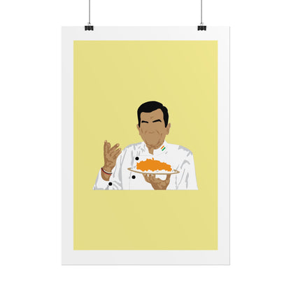 Sanjeev Kapoor - Chef Rolled Poster - Perfect Kitchen Wall Art for Foodies and Culinary Enthusiasts