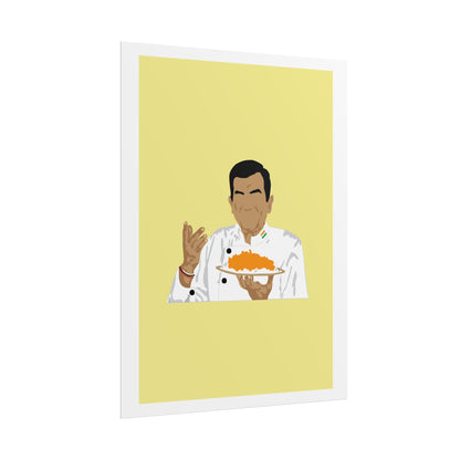 Sanjeev Kapoor - Chef Rolled Poster - Perfect Kitchen Wall Art for Foodies and Culinary Enthusiasts