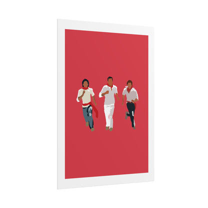 Zindagi Na Milegi Dobara - Rolled Poster - Running Figures Art for Home Decor