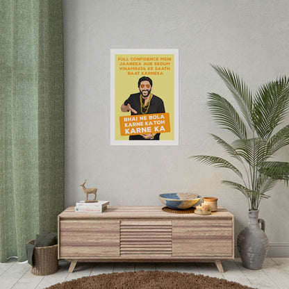 Munna Bhai MBBS - Circuit - Bold Confidence Rolled Poster - Motivational Art for Home & Office