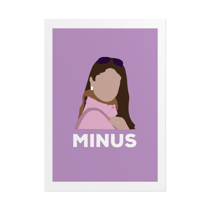 Kabhi Khushi Kabhi Gham - Kareena Kapoor - Chic Minimalist Rolled Poster - "MINUS" Design for Home Decor