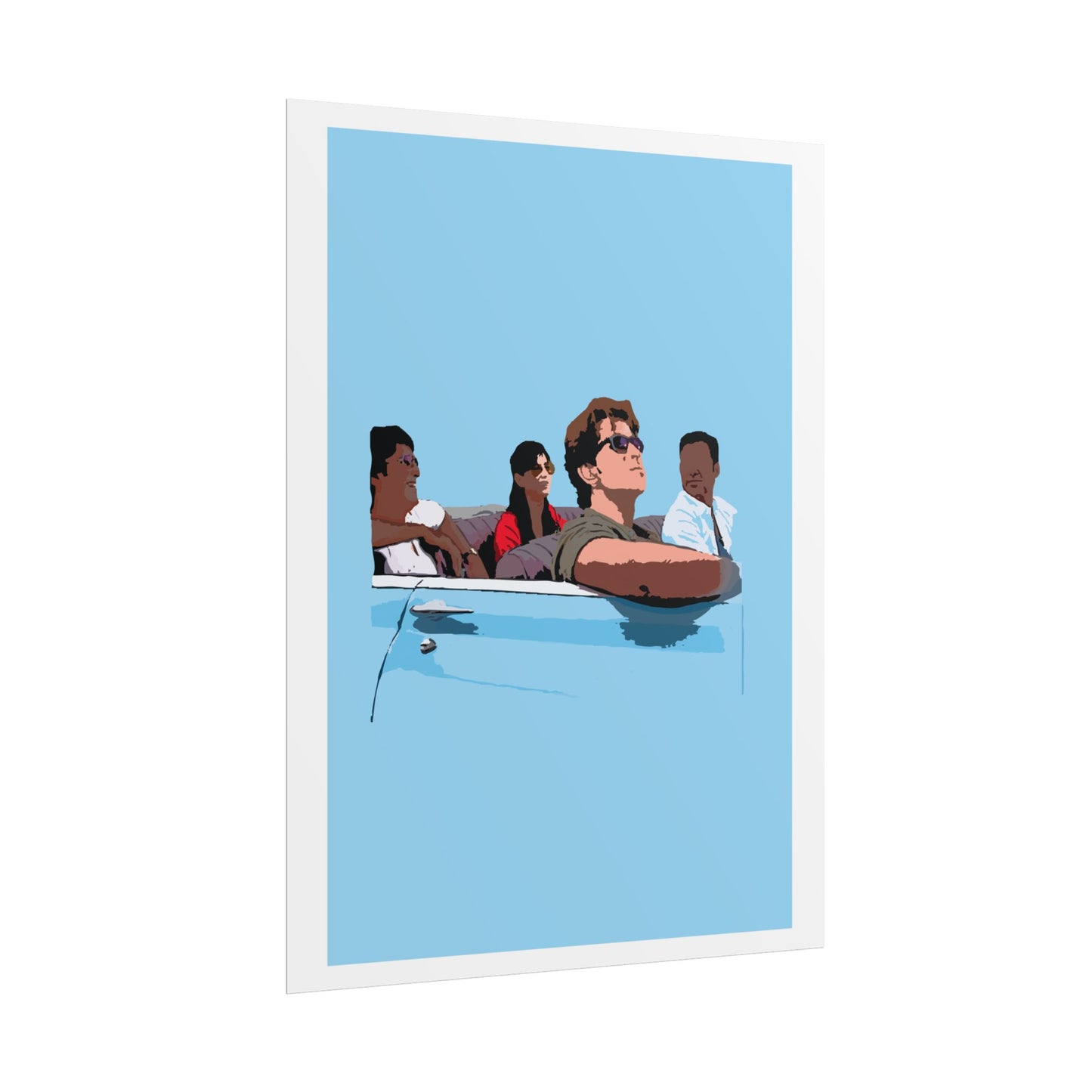 Zindagi Na Milegi Dobara - Retro Road Trip Rolled Poster - Vintage Vibes for Home Decor