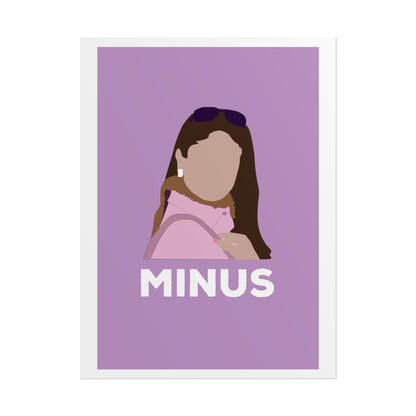 Kabhi Khushi Kabhi Gham - Kareena Kapoor - Chic Minimalist Rolled Poster - "MINUS" Design for Home Decor