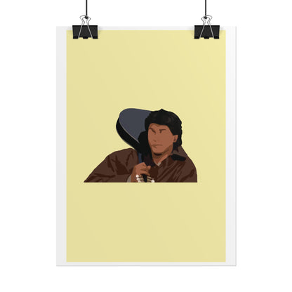 Rolled Poster - Vintage Art Print - Shah Rukh Khan - Dilwale Dulhania Le Jayenge