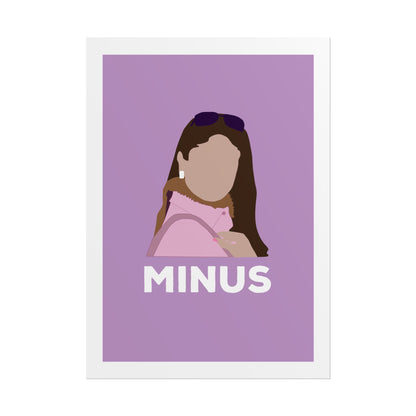 Kabhi Khushi Kabhi Gham - Kareena Kapoor - Chic Minimalist Rolled Poster - "MINUS" Design for Home Decor