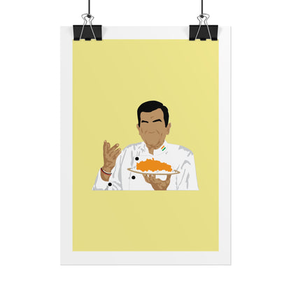 Sanjeev Kapoor - Chef Rolled Poster - Perfect Kitchen Wall Art for Foodies and Culinary Enthusiasts
