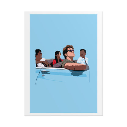 Zindagi Na Milegi Dobara - Retro Road Trip Rolled Poster - Vintage Vibes for Home Decor