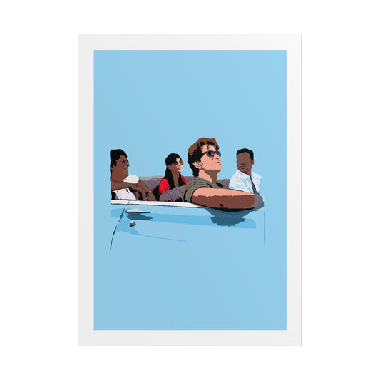 Zindagi Na Milegi Dobara - Retro Road Trip Rolled Poster - Vintage Vibes for Home Decor