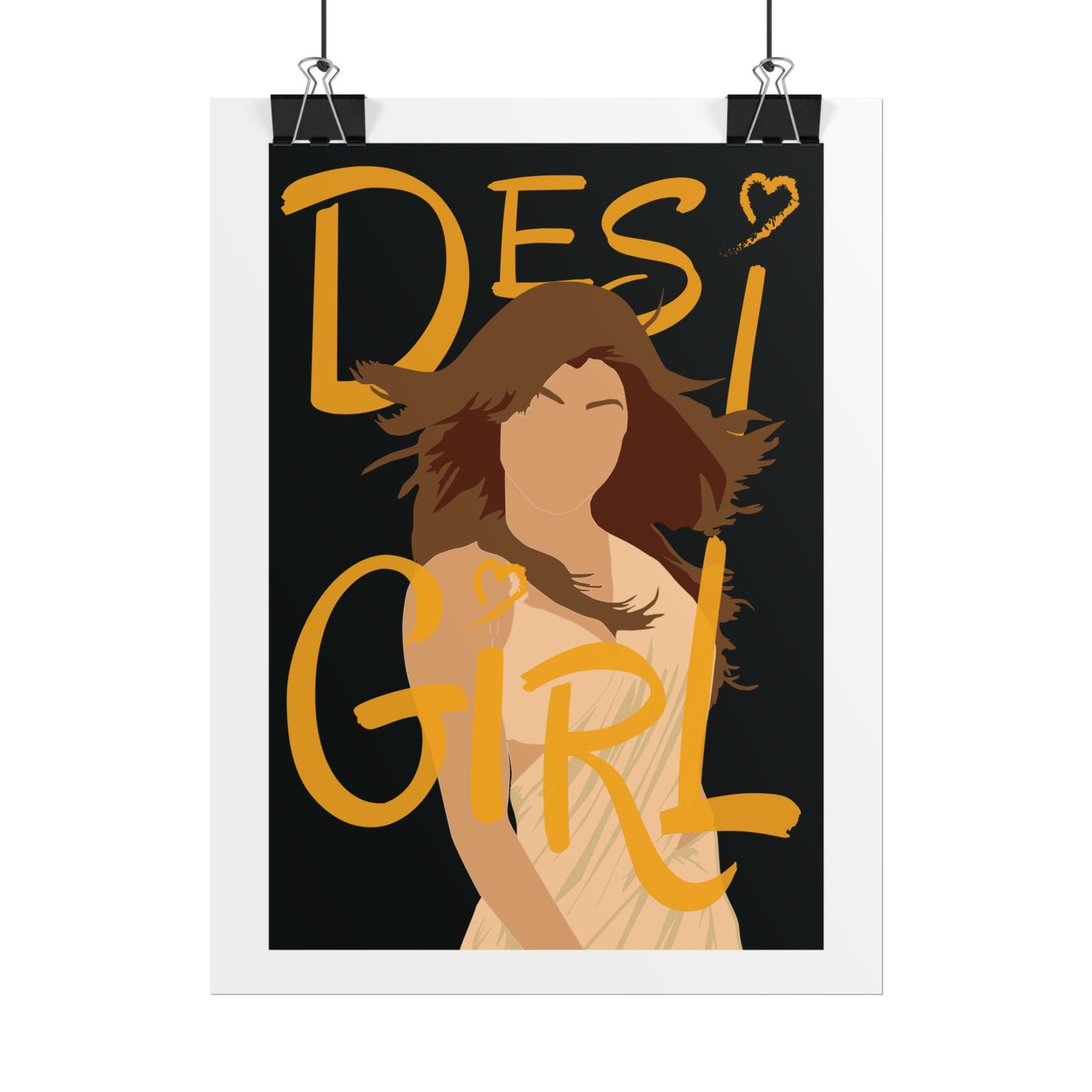 Desi Girl - Priyanka Chopra - Rolled Poster | Vibrant Wall Art for Culture Lovers