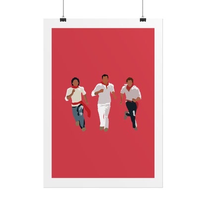 Zindagi Na Milegi Dobara - Rolled Poster - Running Figures Art for Home Decor