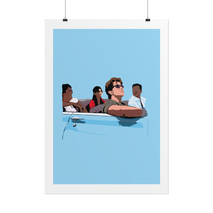 Zindagi Na Milegi Dobara - Retro Road Trip Rolled Poster - Vintage Vibes for Home Decor