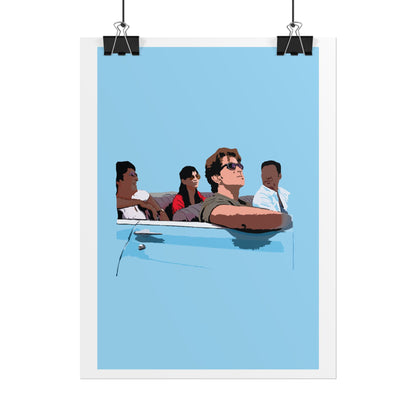 Zindagi Na Milegi Dobara - Retro Road Trip Rolled Poster - Vintage Vibes for Home Decor